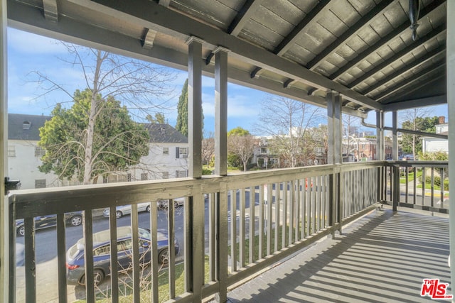 view of deck