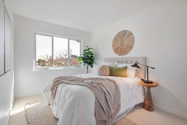 bedroom featuring carpet floors