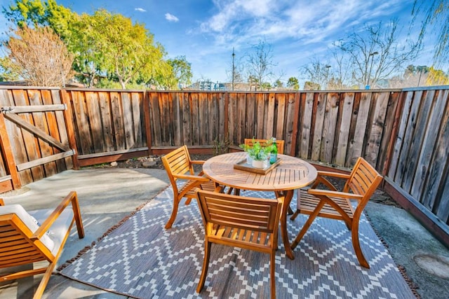 view of patio / terrace