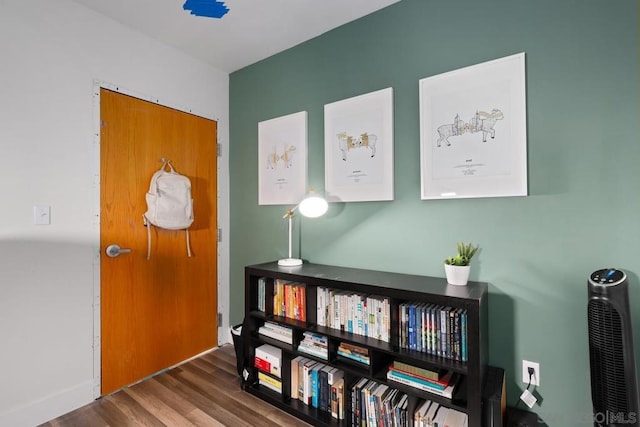 interior space featuring hardwood / wood-style floors