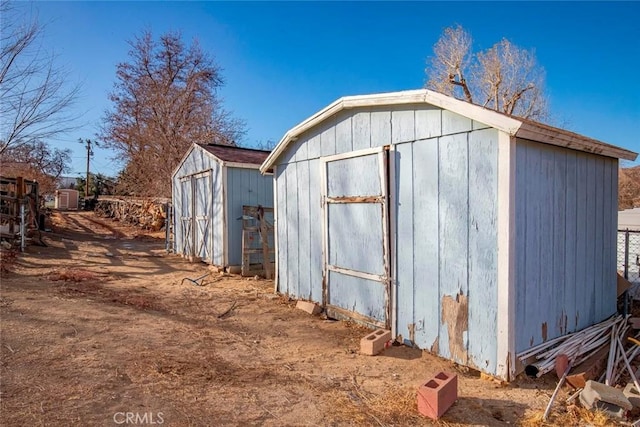 view of outdoor structure