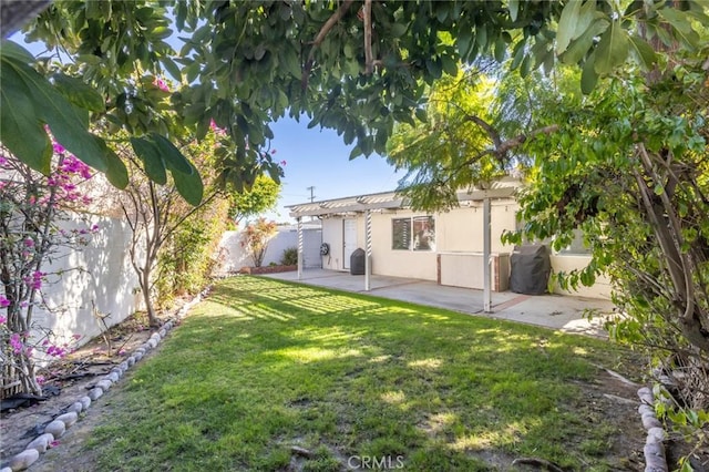 exterior space with a patio