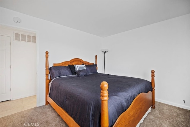 bedroom with carpet flooring