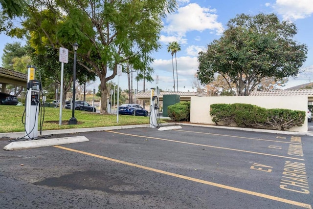 view of car parking