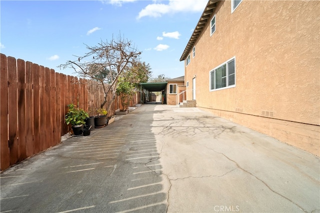 view of patio