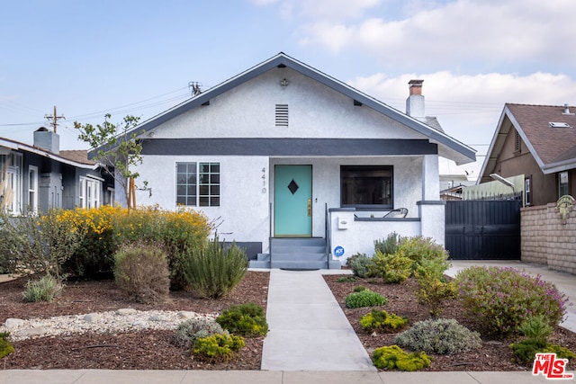 view of bungalow