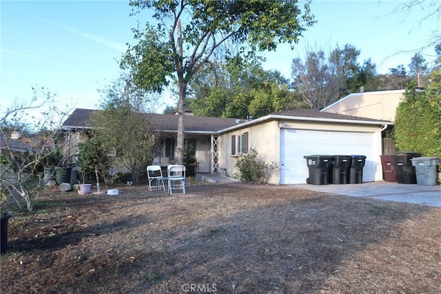 ranch-style house with a garage