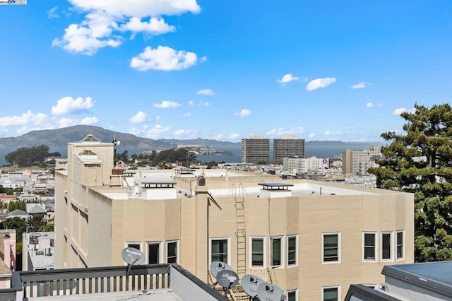 city view with a mountain view