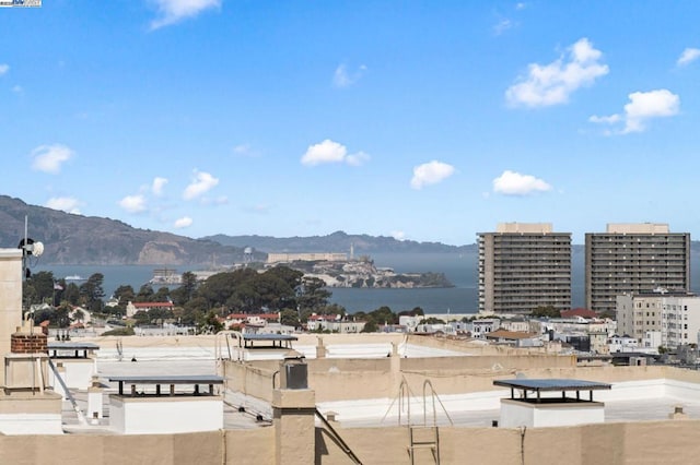 water view featuring a mountain view