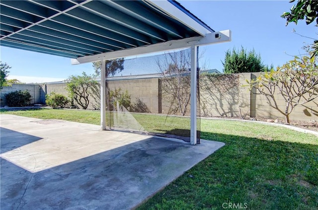 exterior space with a patio area