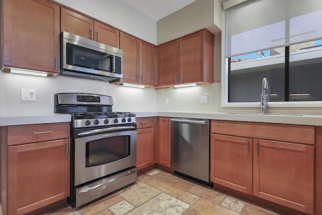 kitchen featuring sink and stainless steel appliances