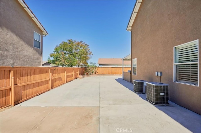 view of patio / terrace featuring cooling unit