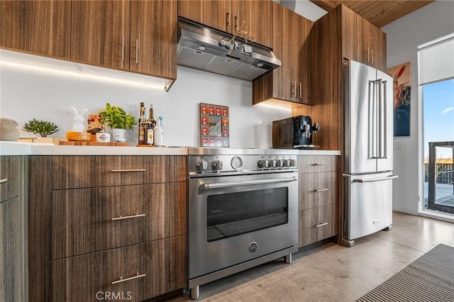 kitchen with premium appliances