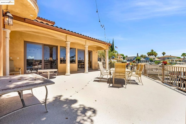 view of patio