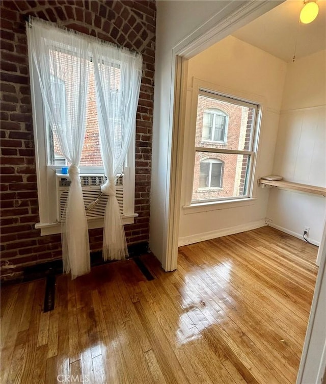 interior space featuring light hardwood / wood-style floors