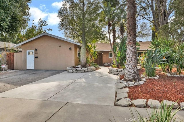 view of ranch-style home