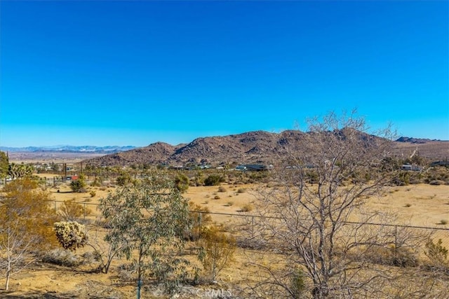 view of mountain feature