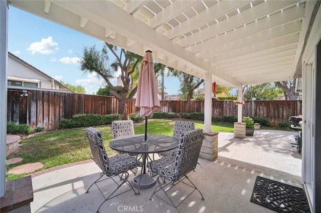 view of patio