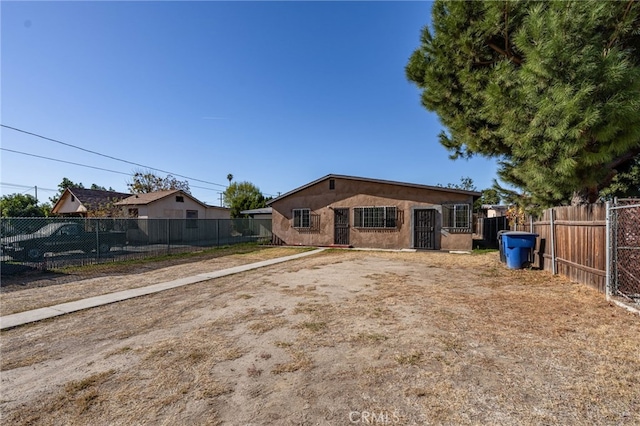 view of rear view of property