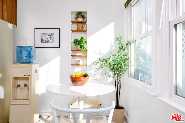 view of dining area