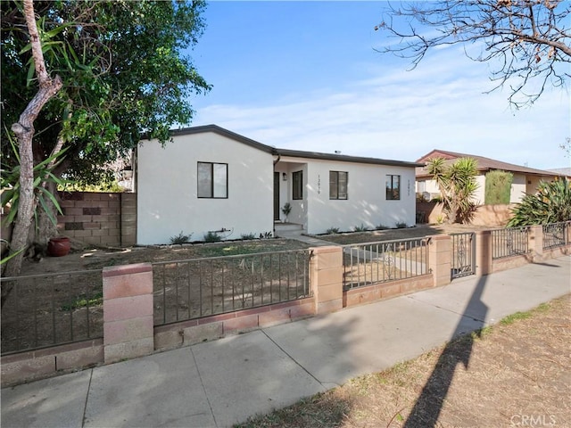 view of ranch-style home