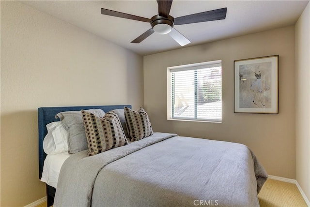 6279 Twinberry Cir Unit 7, Avila Beach, CA 93424 - carpeted bedroom featuring baseboards and a ceiling fan