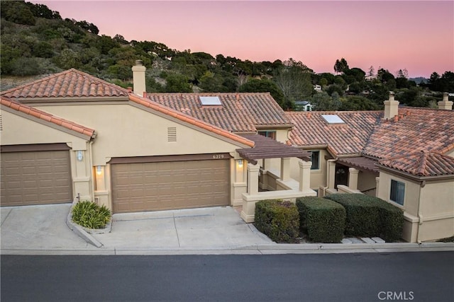 view of mediterranean / spanish-style home