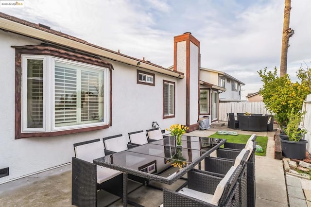 view of patio / terrace featuring outdoor lounge area