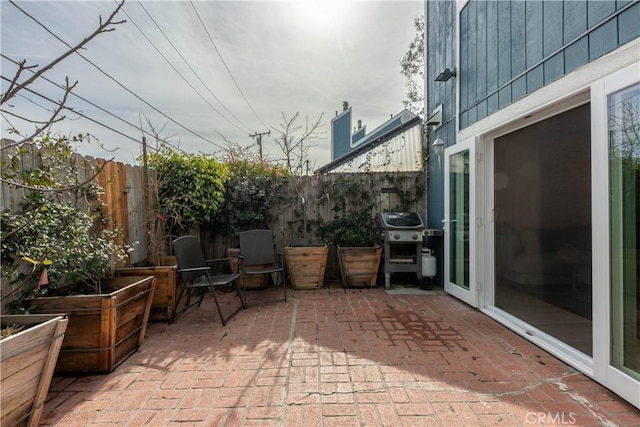 view of patio / terrace with grilling area