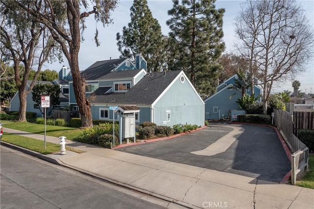 view of front of home