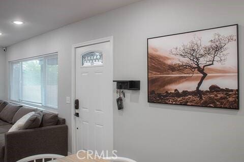 view of entrance foyer