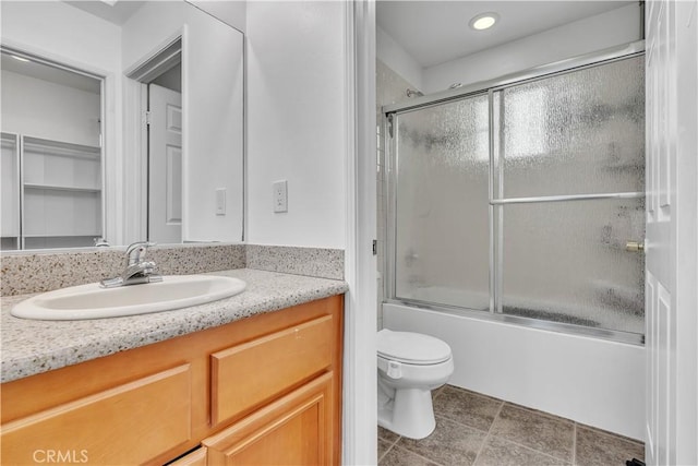 8856 Burnet Ave, North Hills, CA 91343 - full bath featuring vanity and combined bath / shower with glass door
