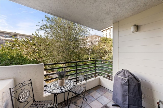 balcony with grilling area