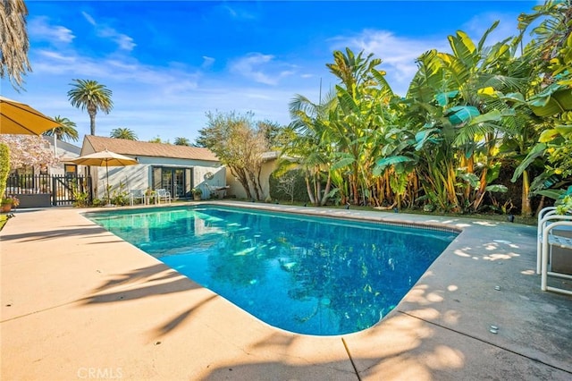 view of swimming pool