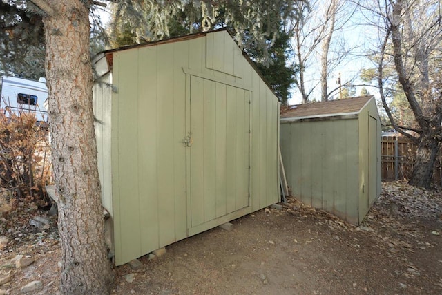 view of outbuilding