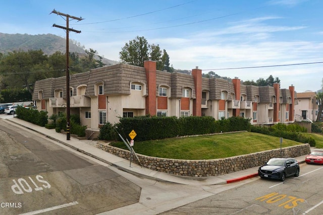 view of property featuring a mountain view