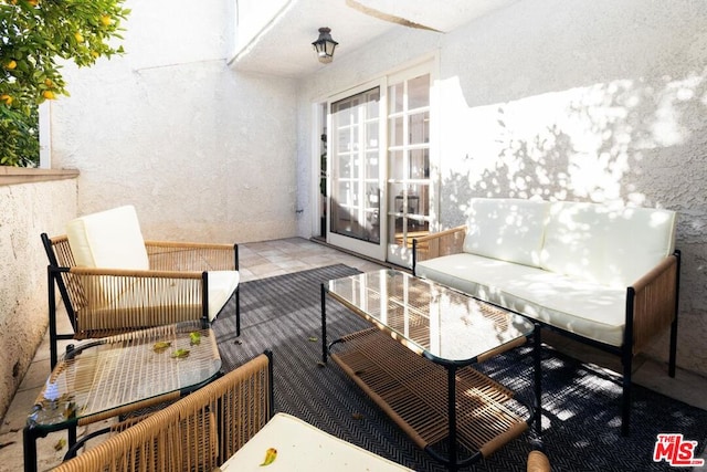 balcony with outdoor lounge area