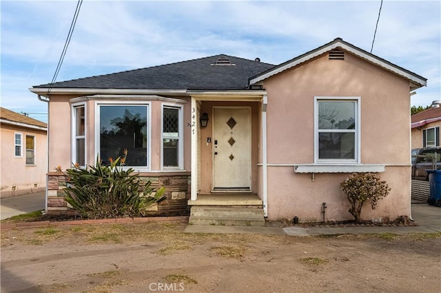 view of bungalow