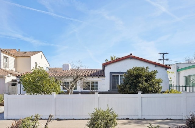 view of front of home