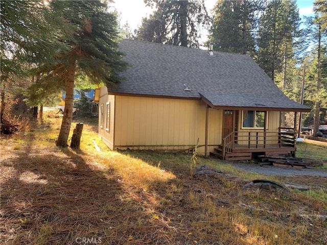 view of rear view of house