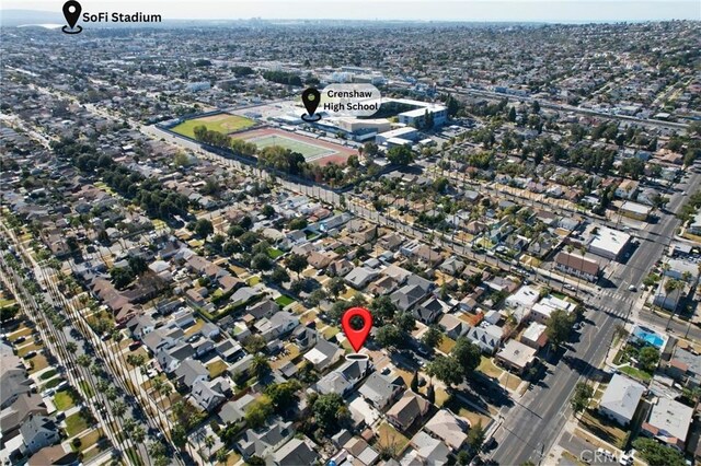 4816 7th Ave, Los Angeles, CA 90043 - aerial overview of property's location
