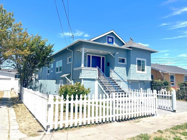 view of front of home