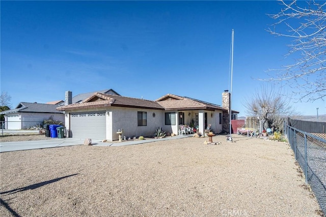 ranch-style house with a garage