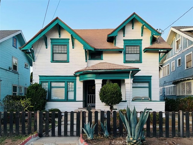 view of victorian home