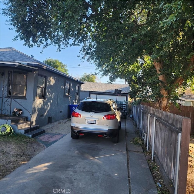 view of side of property