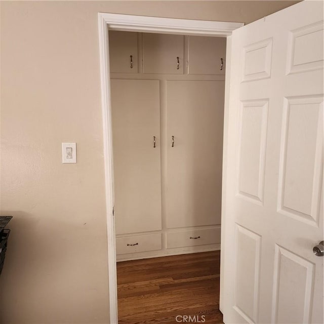 view of closet