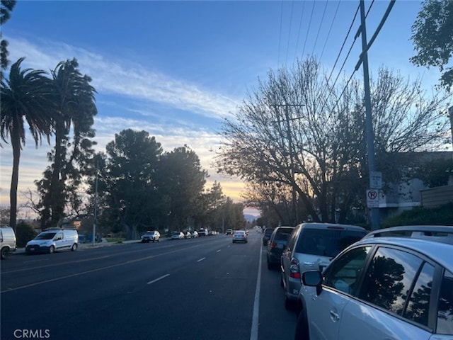 view of street