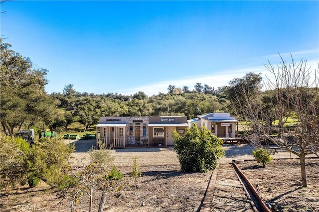 view of rear view of property