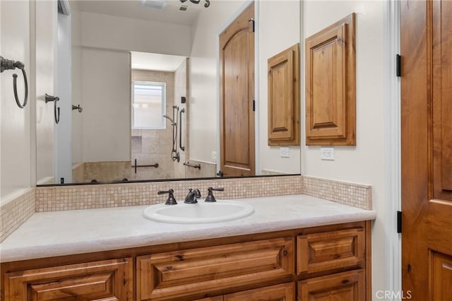325 Red Oak Way, Arroyo Grande, CA 93420 - bathroom featuring vanity and backsplash