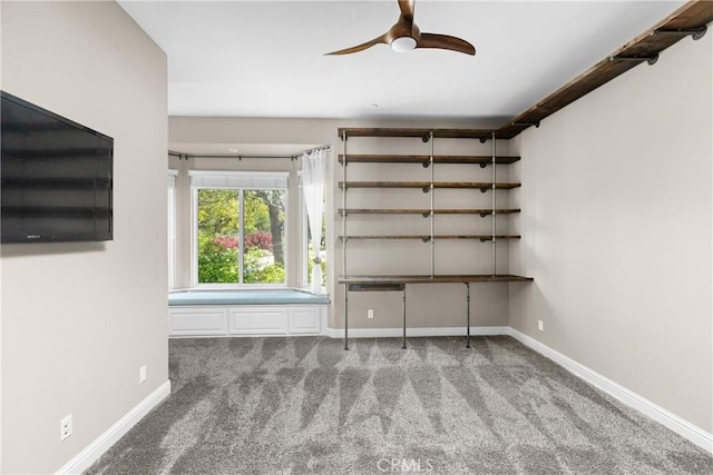 325 Red Oak Way, Arroyo Grande, CA 93420 - empty room featuring a ceiling fan, carpet floors, and baseboards